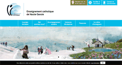 Desktop Screenshot of enseignementcatholique74.org