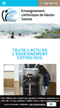 Mobile Screenshot of enseignementcatholique74.org